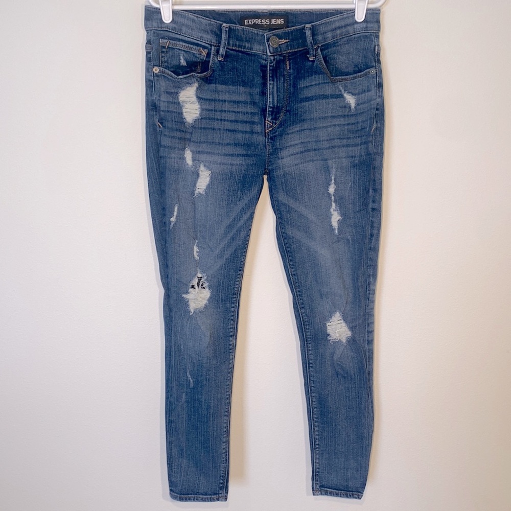 Express Jeans Leggings Mid Rise